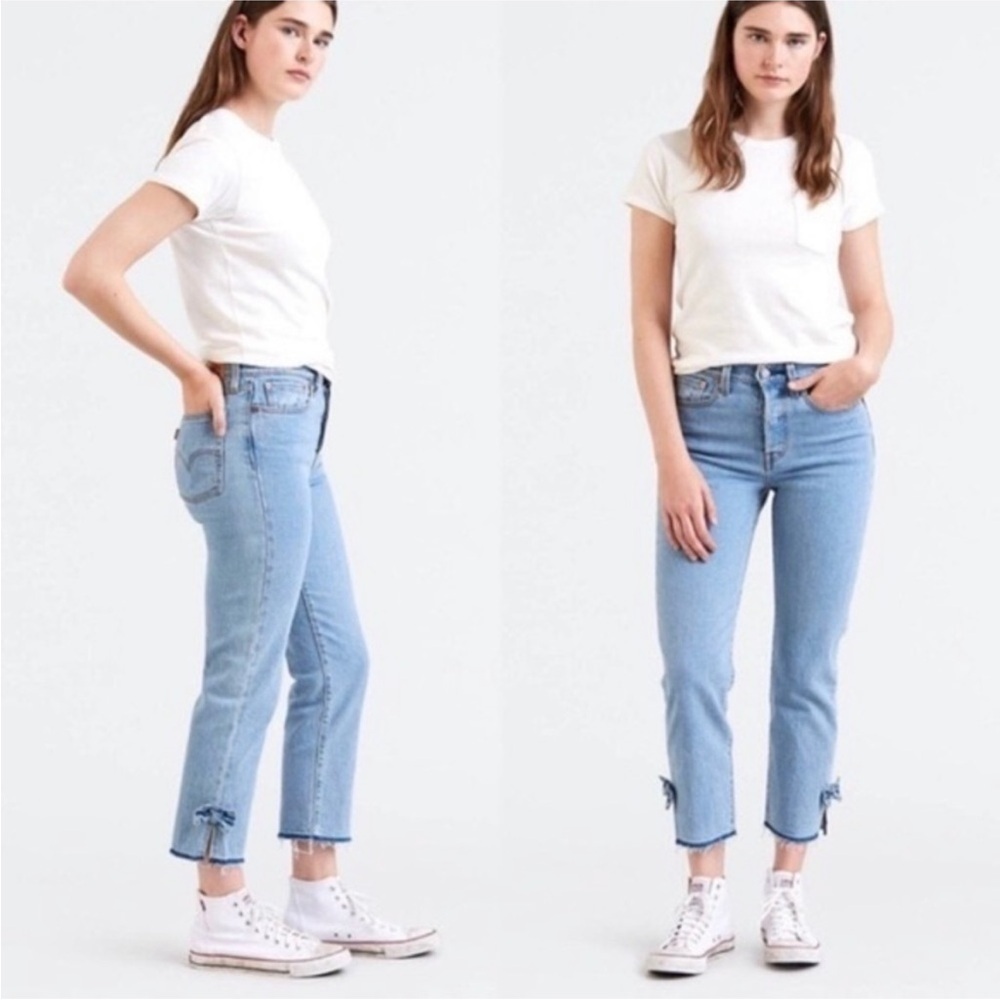 Levi’s sweet nothings wedgie straight bow jeans size 31